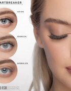 Nanolash DIY Eyelash Extensions Csomómentes elválasztott szempillák Heartbreaker 36 db