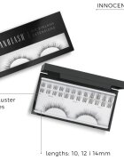 Nanolash DIY Eyelash Extensions Csomómentes elválasztott szempillák Innocent 36 db