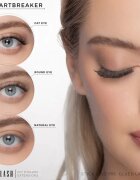 Nanolash DIY Eyelash Extensions szempilla-hosszabbító szett otthoni használatra Heartbreaker 36 db