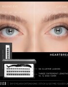 Nanolash DIY Eyelash Extensions szempilla-hosszabbító szett otthoni használatra Heartbreaker 36 db