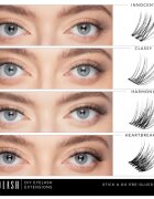 Nanolash DIY Eyelash Extensions szempilla-hosszabbító szett otthoni használatra Heartbreaker 36 db