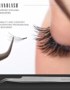 Nanolash Eyelash Tweezers Curved műszempilla applikátor 1 db