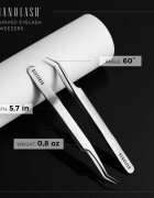 Nanolash Eyelash Tweezers Curved műszempilla applikátor 1 db