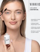Nanolash Lash & Brow Castor Oil hidegen sajtolt ricinus olaj Szempillákra és szemöldökre 30 ml