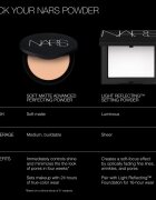 Nars SOFT MATTE POWDER mattító púder árnyalat COVE 9 g