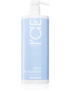 Natura Siberica ICE Professional Keep My Blonde sampon a sárga tónusok neutralizálására szőkített melírozott hideg szőke hajra 1000 ml