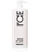 Natura Siberica ICE Professional Repair My Hair finom állagú tisztító sampon keratinnal 1000 ml