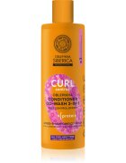Natura Siberica Oblepikha Siberica Curl Control Kondícionáló vékony könnyen szálló és kócos hajra göndör hajra 400 ml
