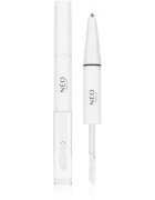 NEO MAKE UP Intense Serum 2in1 Lipliner & Lipgloss kontúrceruza és szájfény árnyalat 03 Rosy Pearl 1 db