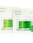 Neogen Dermalogy Bio-Peel+ Gauze Peeling Green Tea arctisztító peeling párnácskát élénk és hidratált bőr 8 db