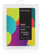 NeoNail Duo Acrylgel Forms sablonok körmökre típus 03 Modern Almond 120 db