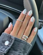 NeoNail Nail Art Liquid Nail Powder csillogó por körmökre árnyalat Chrome 01 6.5 ml