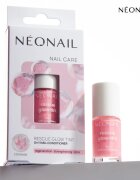 NeoNail Rescue Glow Tint 3in1 Nail Conditioner ápoló körömlakk árnyalat Glitter Rose 7.2 ml