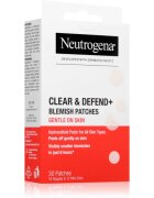 Neutrogena Clear & Defend+ tapasz problémás bőrre az érzékeny arcbőrre 30 db