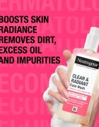 Neutrogena Clear & Radiant tisztító gél 200 ml