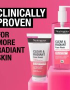 Neutrogena Clear & Radiant tisztító gél 200 ml