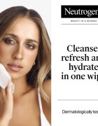 Neutrogena Hydro Boost® tisztító gyengéd törlőkendő 25 db