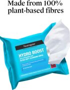 Neutrogena Hydro Boost® tisztító gyengéd törlőkendő 25 db