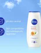 Nivea Apricot & Apricot Seed Oil ápoló tusoló gél 500 ml