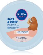 Nivea BABY Soft hidratáló krém arcra és testre 200 ml