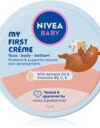Nivea BABY többfunkciós krém arcra és testre 75 ml