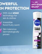 Nivea Black & White Authentic izzadásgátló spray 72 óra 200 ml