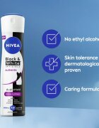 Nivea Black & White Authentic izzadásgátló spray 72 óra 200 ml