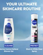 Nivea Black & White Invisible Clear izzadásgátló spray hölgyeknek 200 ml