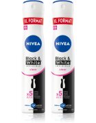 Nivea Black & White Invisible Clear izzadásgátló spray takarékos kiszerelés
