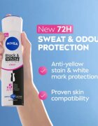Nivea Black & White Invisible Clear izzadásgátló spray takarékos kiszerelés