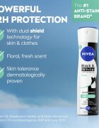 Nivea Black & White Invisible Fresh izzadásgátló spray hölgyeknek 200 ml