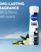Nivea Black & White Invisible Fresh izzadásgátló spray hölgyeknek 200 ml