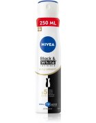 Nivea Black & White Invisible Silky Smooth izzadásgátló spray hölgyeknek 250 ml