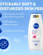 Nivea Care & Relax habfürdő és tusfürdő gél 2 in 1 750 ml