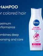 Nivea Color Brilliance ápoló sampon festett hajra 400 ml