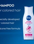 Nivea Color Brilliance ápoló sampon festett hajra 400 ml