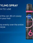 Nivea Extreme Hold hajlakk erős fixálással 250 ml
