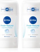 Nivea Fresh Natural izzadásgátló deo stift takarékos kiszerelés