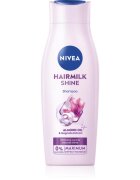 Nivea Hairmilk Shine ápoló sampon 400 ml