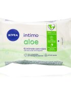 Nivea Intimo Aloe papírtörlők az intim higiéniához 15 db
