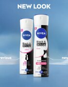 Nivea Invisible Black & White Clear izzadásgátló spray -ben hölgyeknek 150 ml