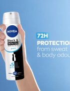 Nivea Invisible Black & White Pure izzadásgátló dezodor a fehér és sárga foltok ellen 150 ml