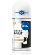 Nivea Invisible Black & White Silky Smooth golyós izzadásgátló hölgyeknek 50 ml