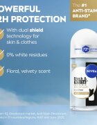 Nivea Invisible Black & White Silky Smooth golyós izzadásgátló hölgyeknek 50 ml