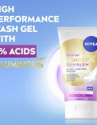 Nivea Luminous Skin Glow tisztító gél az arcbőrre az élénk bőrért 150 ml