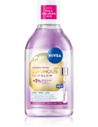 Nivea Luminous Skin Glow tisztító micellás víz az élénk bőrért 400 ml