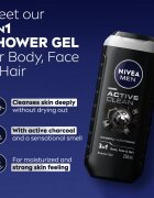 Nivea MEN Active Clean tusfürdő gél uraknak 500 ml