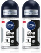 Nivea MEN Black & White Invisible Original golyós izzadásgátló takarékos kiszerelés