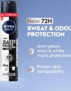Nivea MEN Black & White Invisible Original izzadásgátló spray takarékos kiszerelés