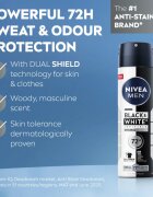 Nivea Men Black & White Invisible Original izzadásgátló spray uraknak 200 ml